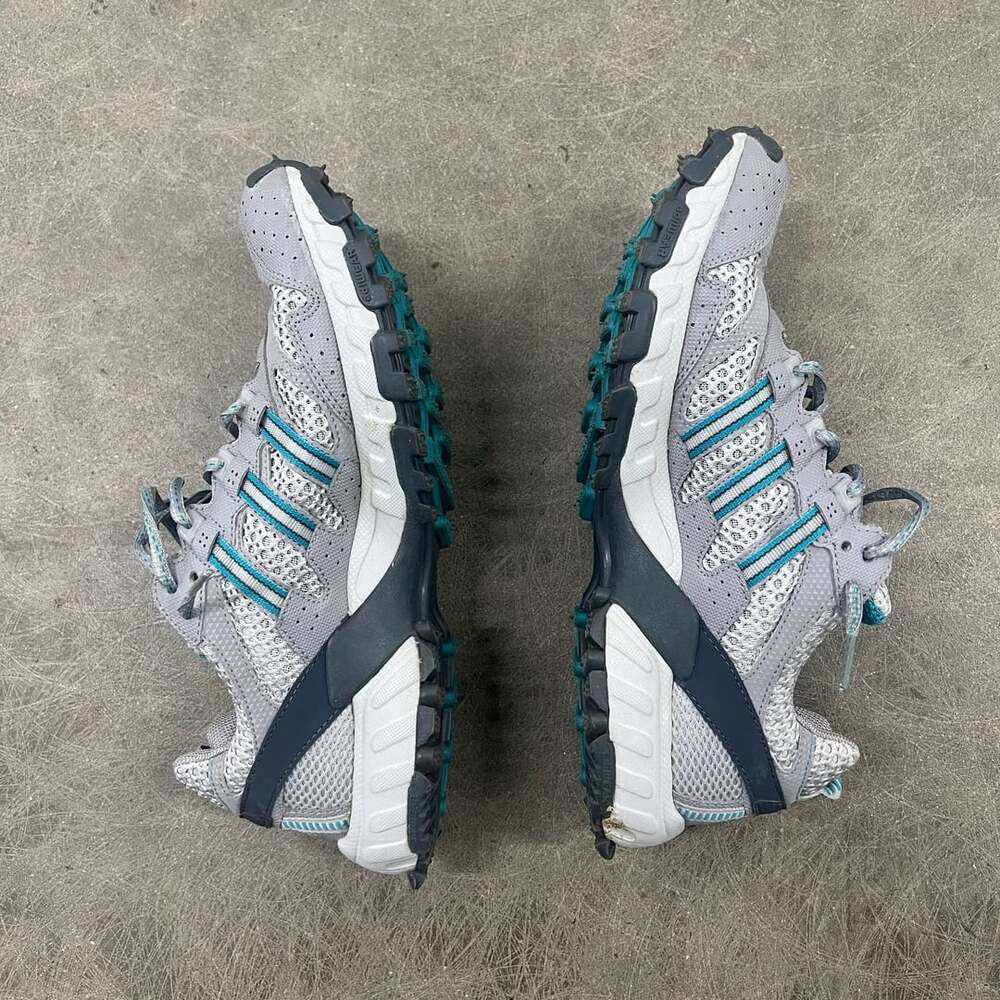 Adidas Kanadia TR Hiking Shoes Gray Blue Adiwear - Picture 10 of 16